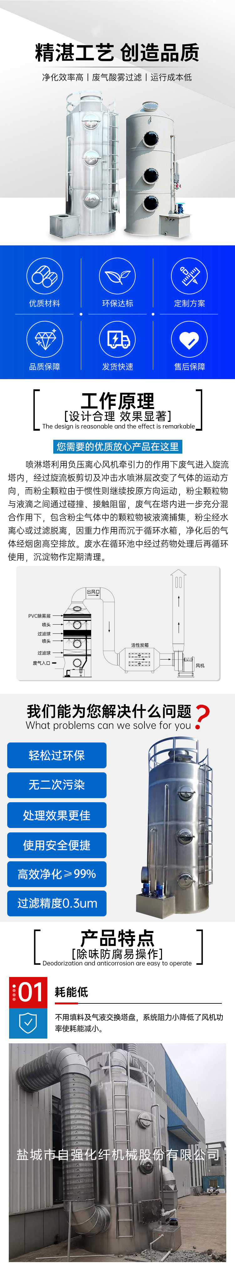 不銹鋼噴淋塔設備供應商